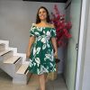 fundo verde folhas brancas